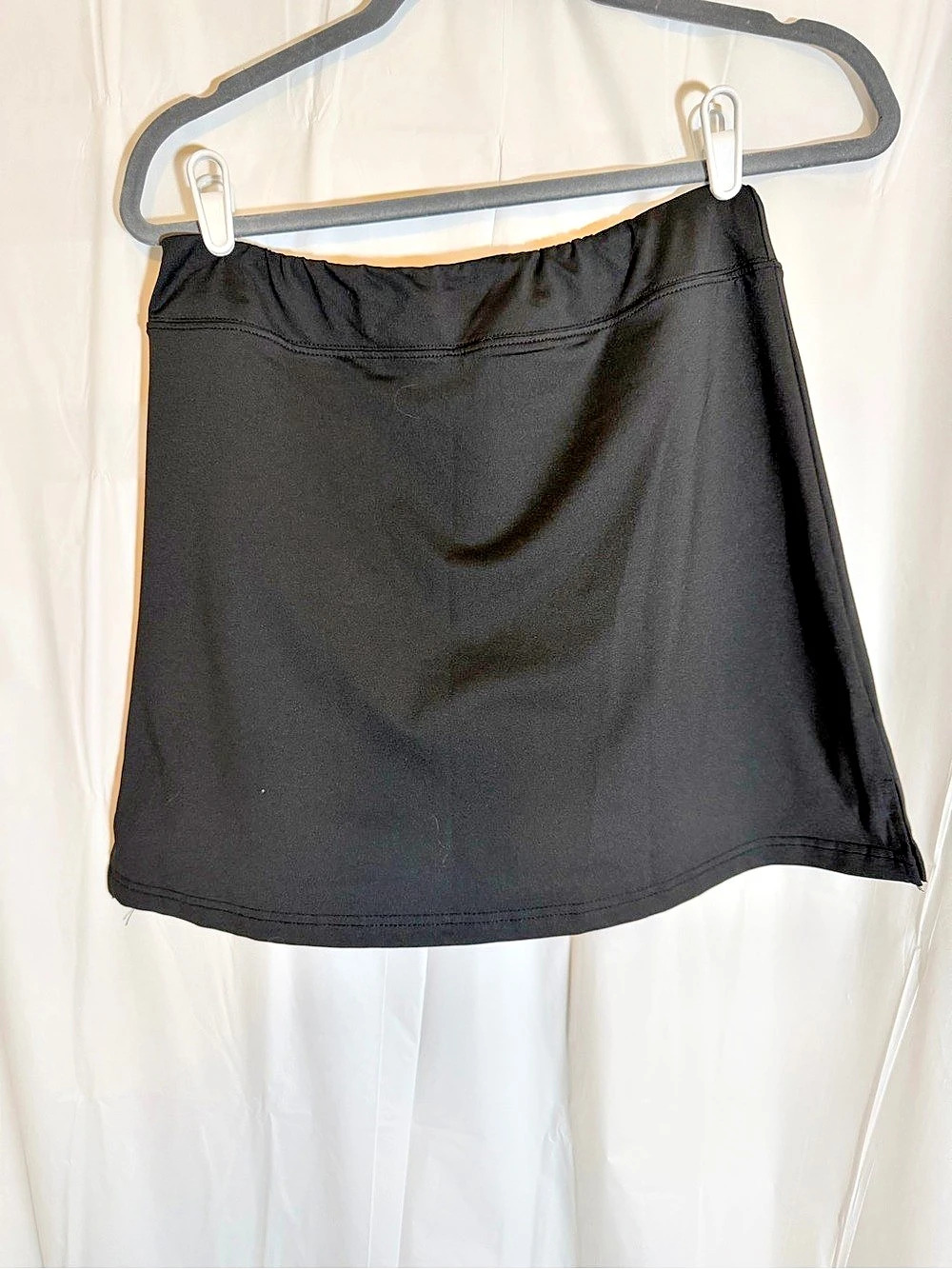 Ekouaer Black Mini Skirt Size Medium Like New